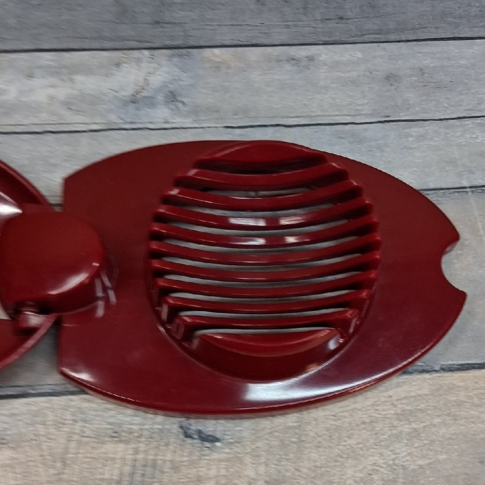 KitchenAid Deep Red Egg Slicer - Picture 3 of 5